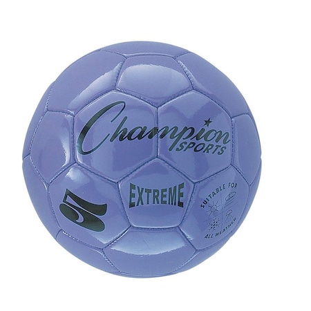 Champion Sports 5 Size Extreme Series Soccer Ball - Purple CHSEX5PR